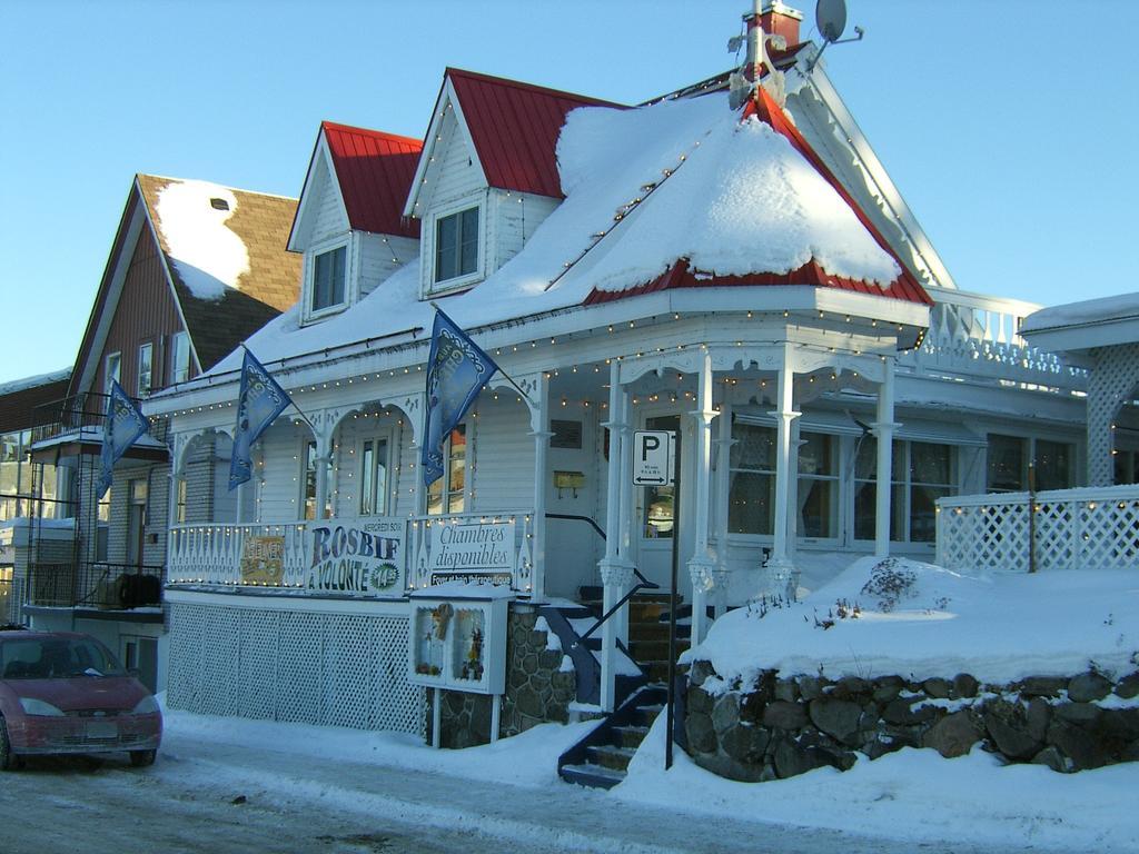 Restaurant Auberge Chez Girard Sainte-Agathe-des-Monts Εξωτερικό φωτογραφία